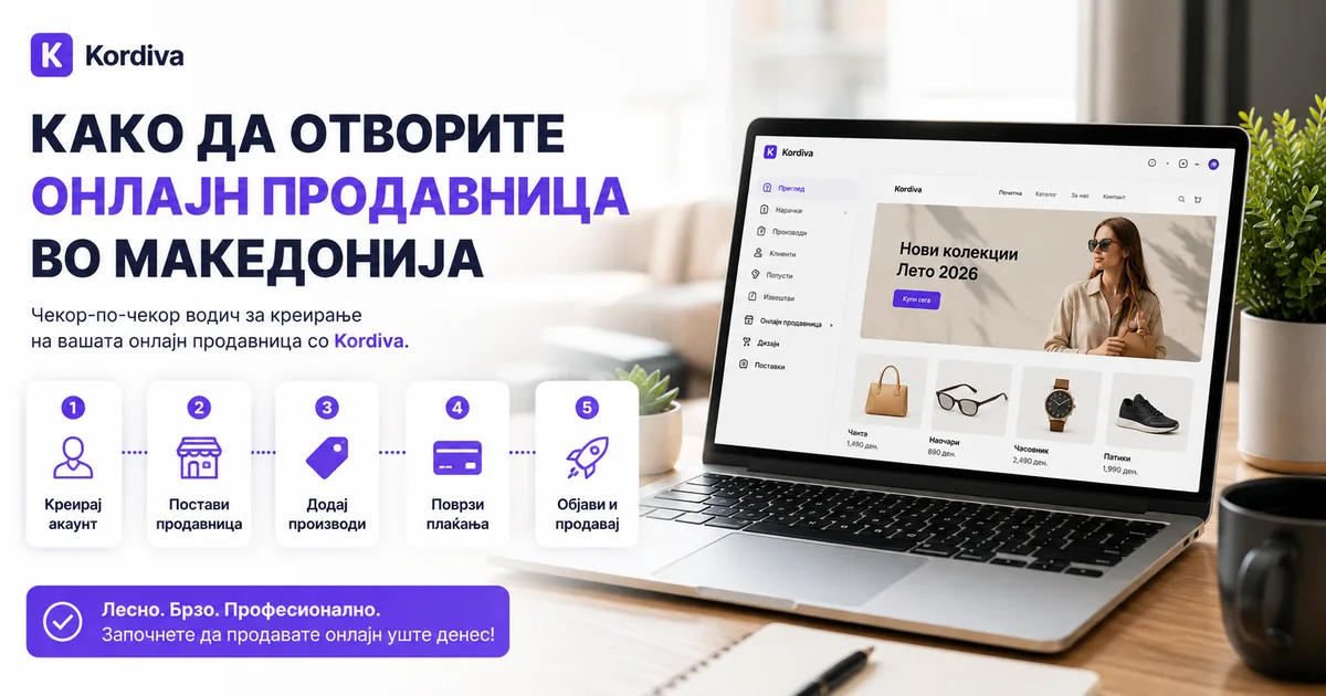 Креирање онлајн продавница со Kordiva